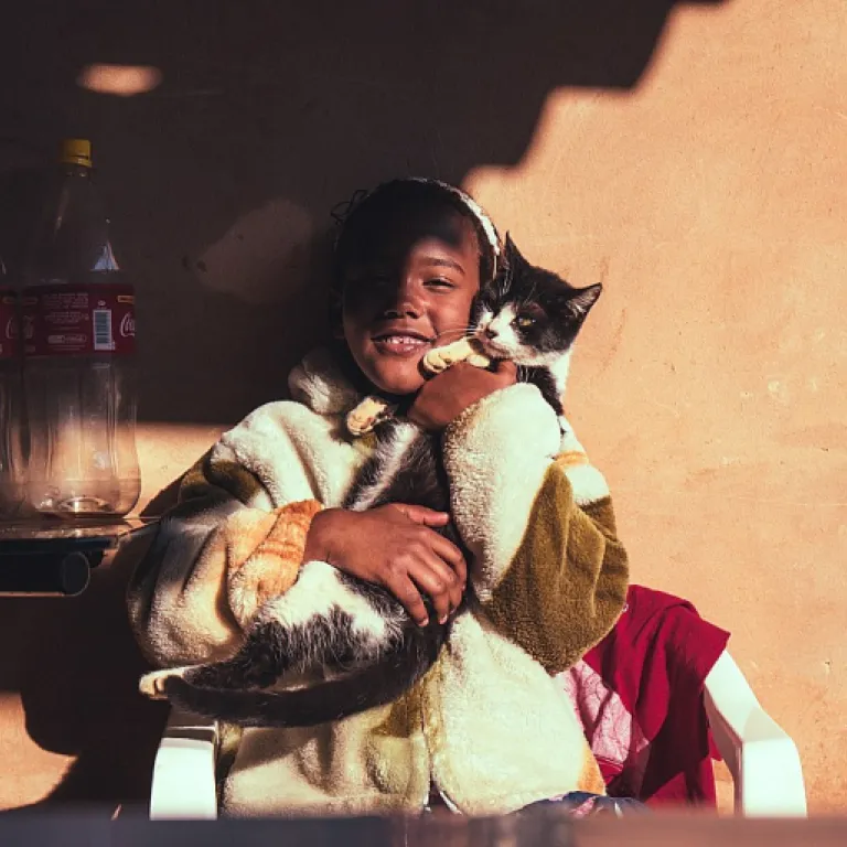 Silver forest earrings: unique jewelry for cat lovers